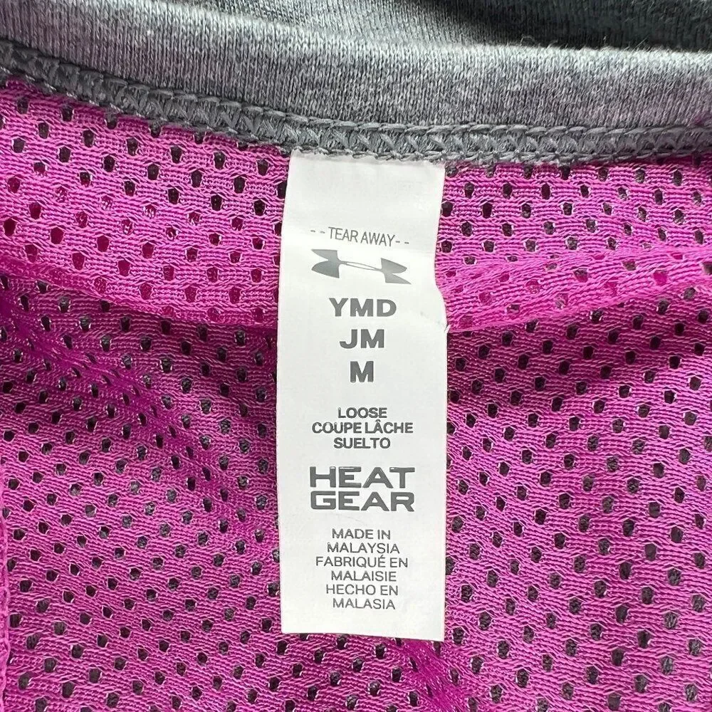 Under Armour Tank Top Girls‎ Medium Loose HeatGear Athletic